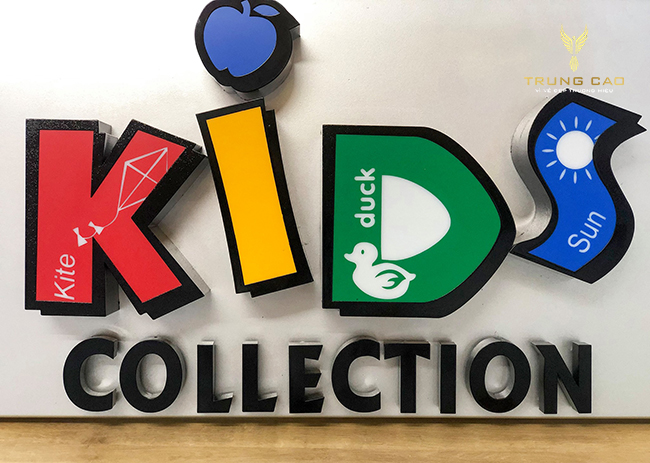 gia công chữ inox lồng mặt mica đẹp