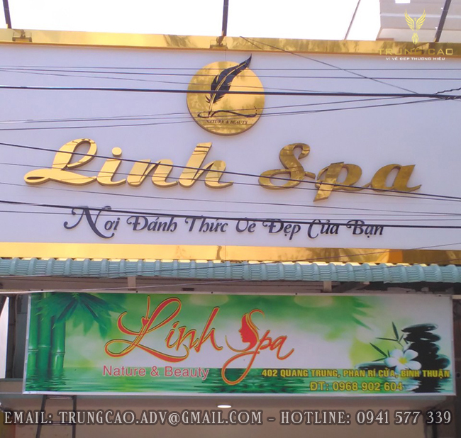 Làm biển quảng cáo spa thẩm mỹ viện đẹp
