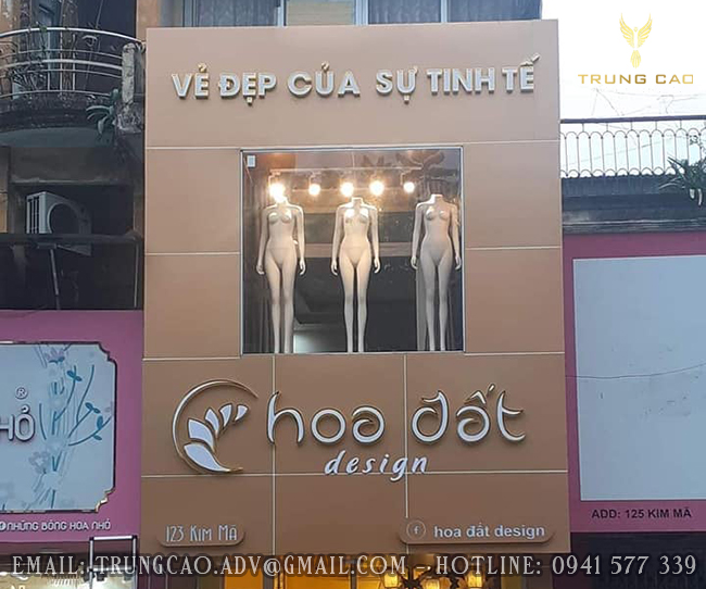 Làm biển shop thời trang, Biển shop quần áo nữ,