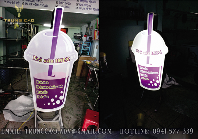 Mẫu biển quảng cáo ấn tượng