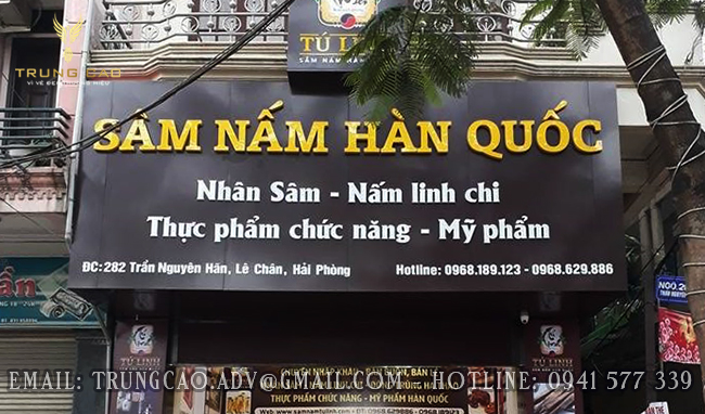 làm biển hiệu quảng cáo chữ mica đẹp