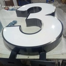 Chữ Nổi Inox Số Đèn LED Đẹp | Gia Công TPHCM Giá Xưởng